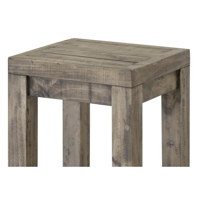 Chaise Haute Tabouret Bois 38x35x75cm