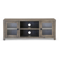 Meuble TV Bois Marron 140x45x55cm