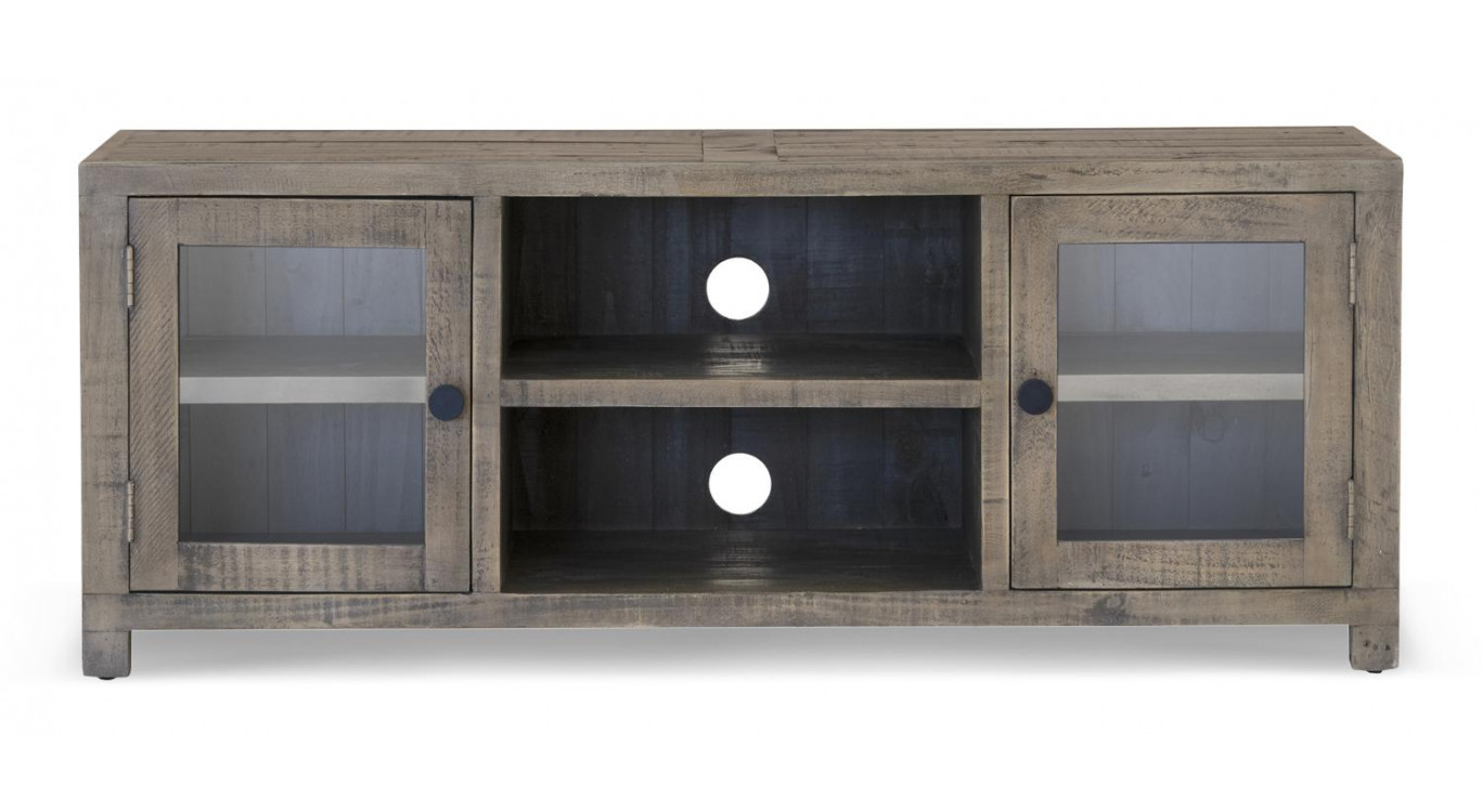 TV-Möbel Holz Braun 140x45x55cm