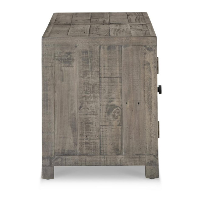 Meuble TV Bois Marron 140x45x55cm