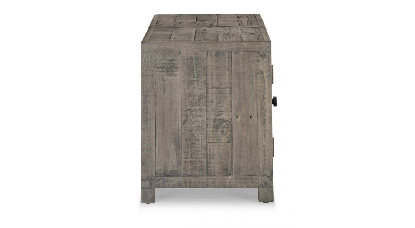 TV-Möbel Holz Braun 140x45x55cm