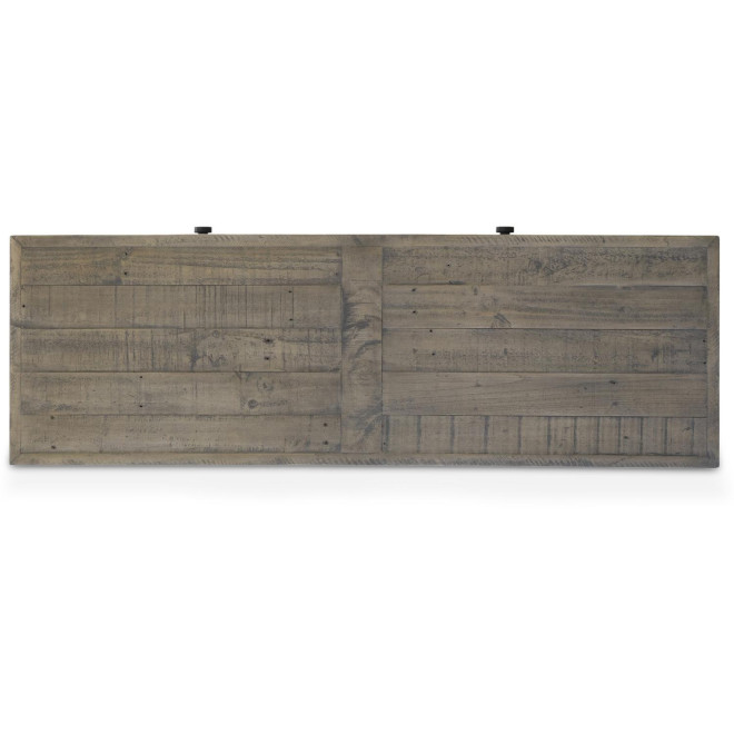 Meuble TV Bois Marron 140x45x55cm