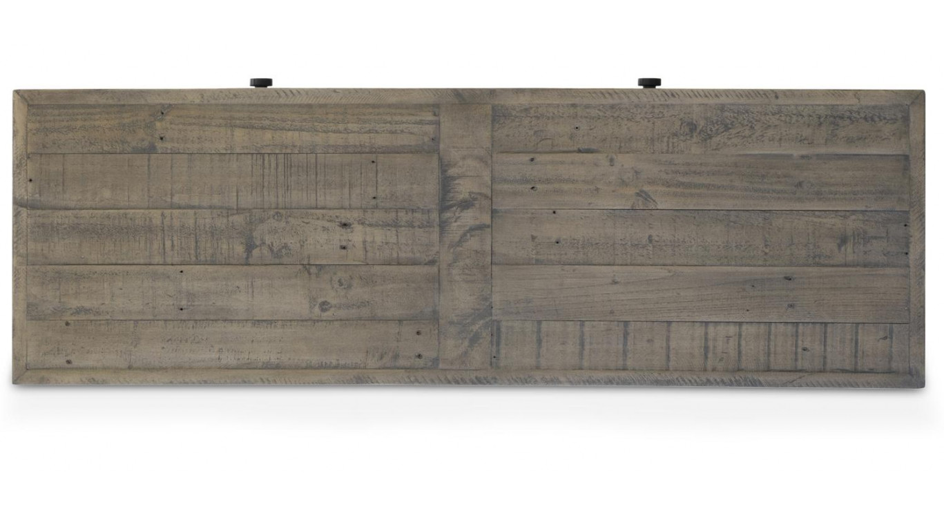 Meuble TV Bois Marron 140x45x55cm
