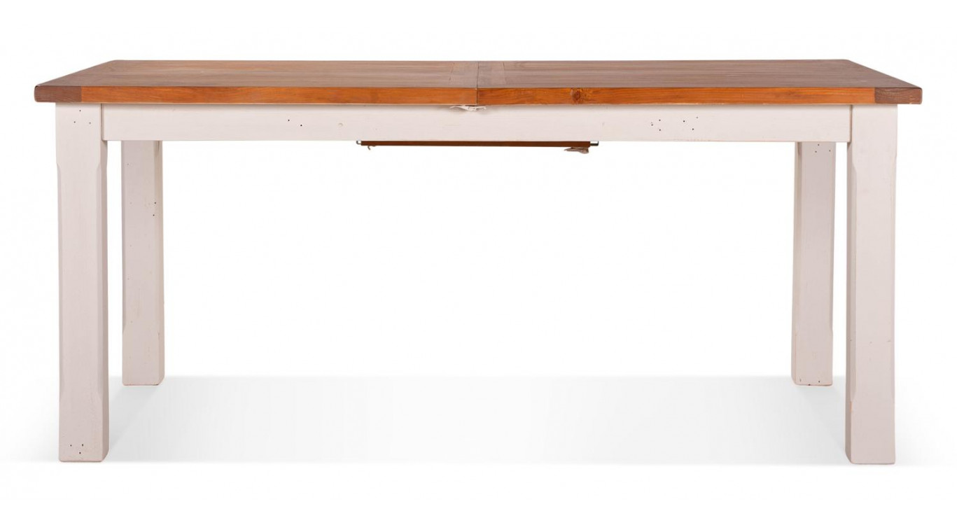 Esstisch Holz Weiß 230x100x78cm