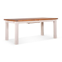 Tavolo da pranzo in legno bianco 230x100x78cm