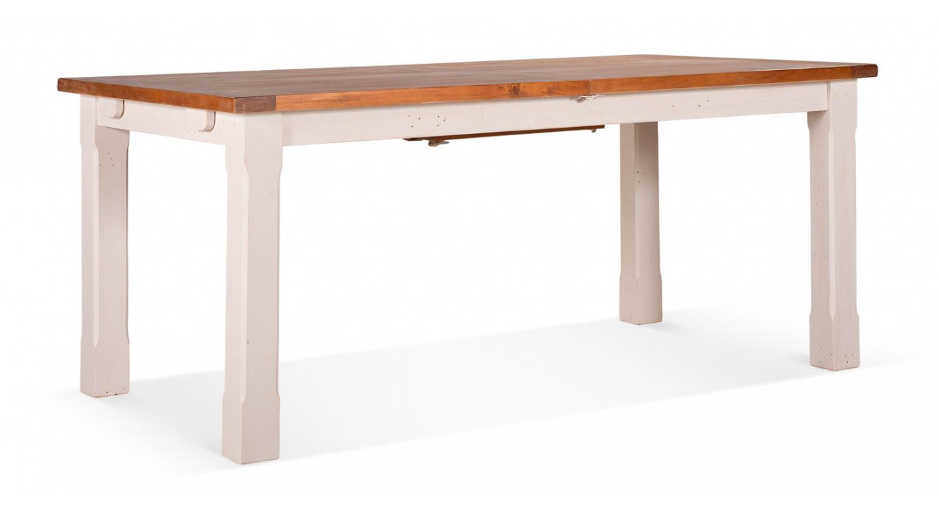Esstisch Holz Weiß 230x100x78cm