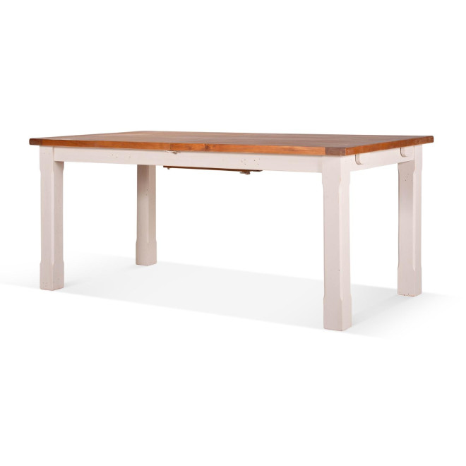 Esstisch Holz Weiß 230x100x78cm