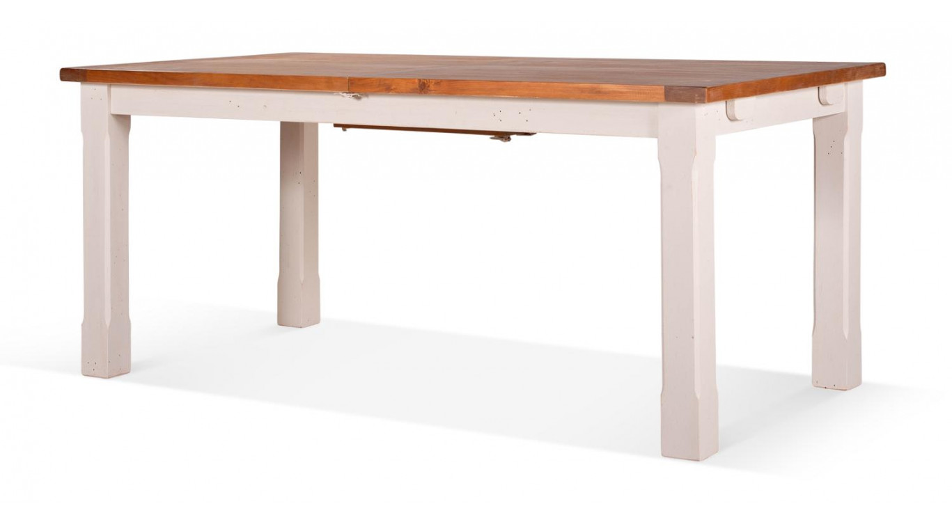 Esstisch Holz Weiß 230x100x78cm