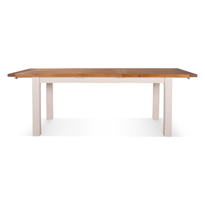 Esstisch Holz Weiß 230x100x78cm