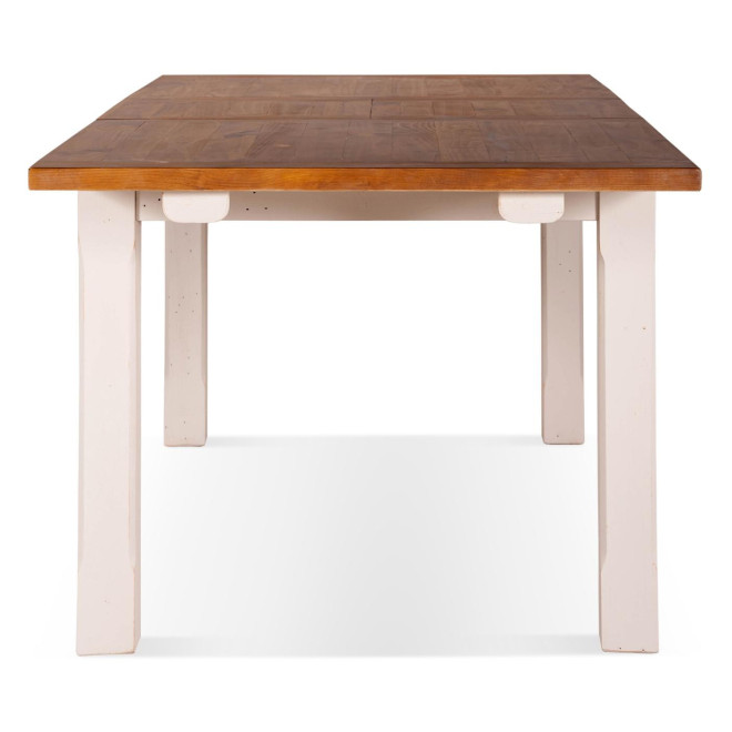 Esstisch Holz Weiß 230x100x78cm