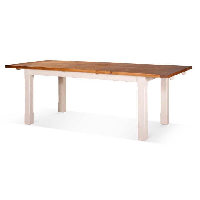 Esstisch Holz Weiß 230x100x78cm