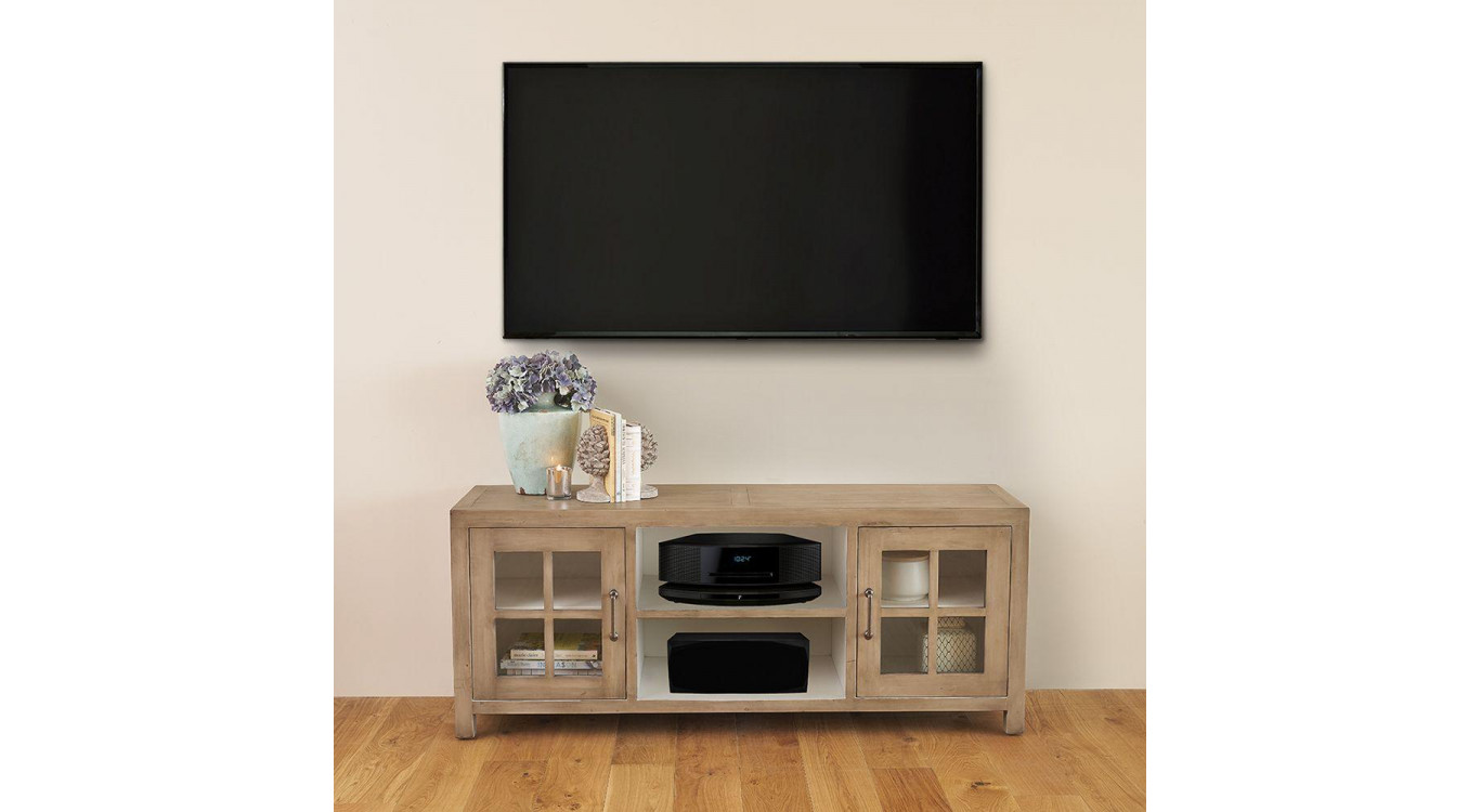 TV-Möbel Holz Braun 160x45x65cm