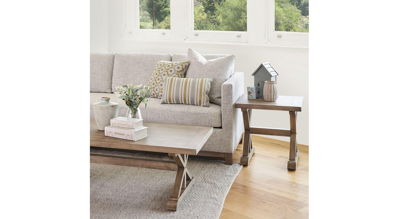 Table De Chevet Bois Marron 55x55x55cm