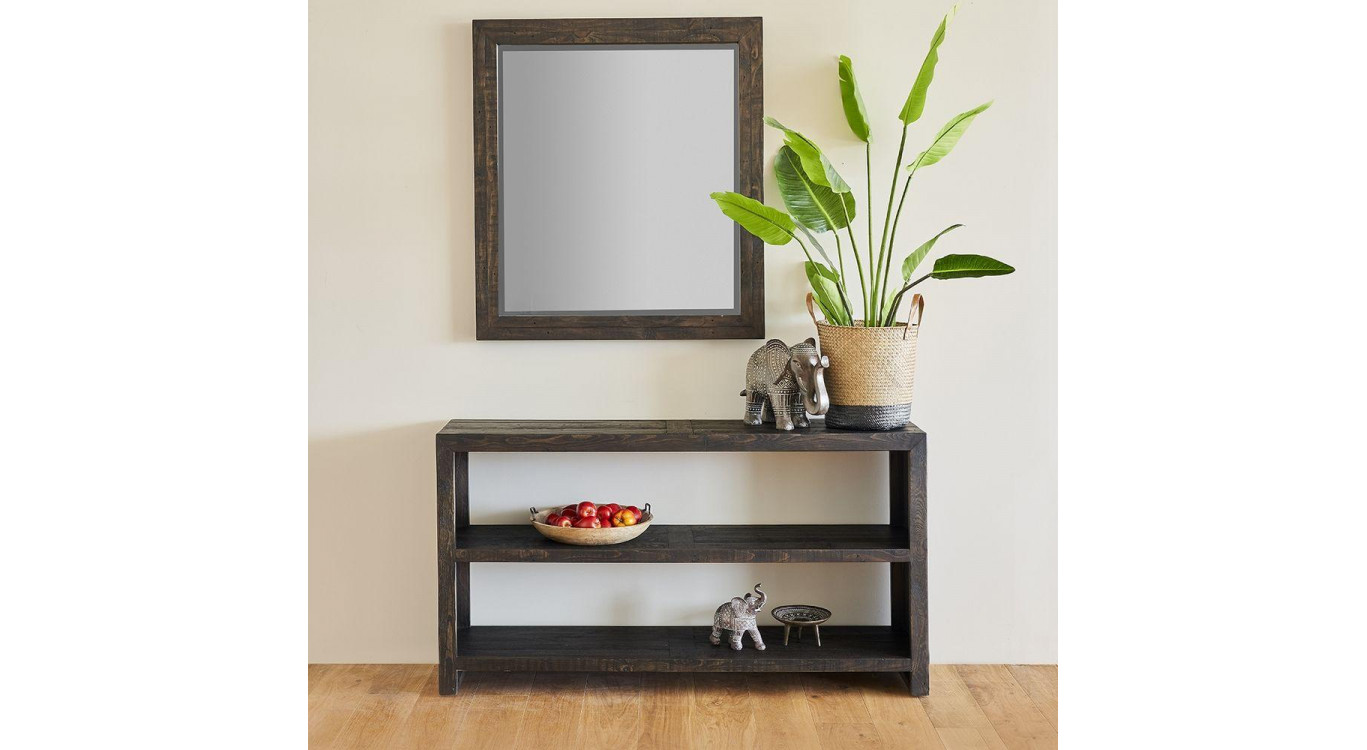 Console Bois Marron 150x38x80cm