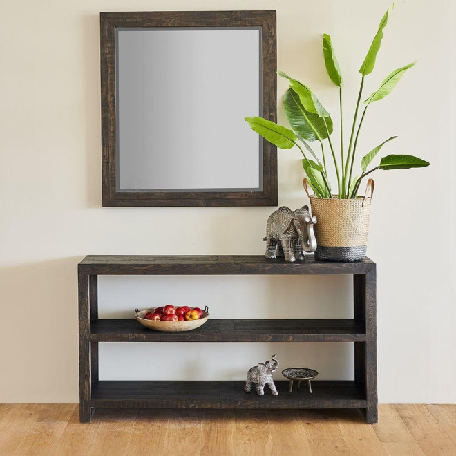 Miroir Bois Marron 95x105cm