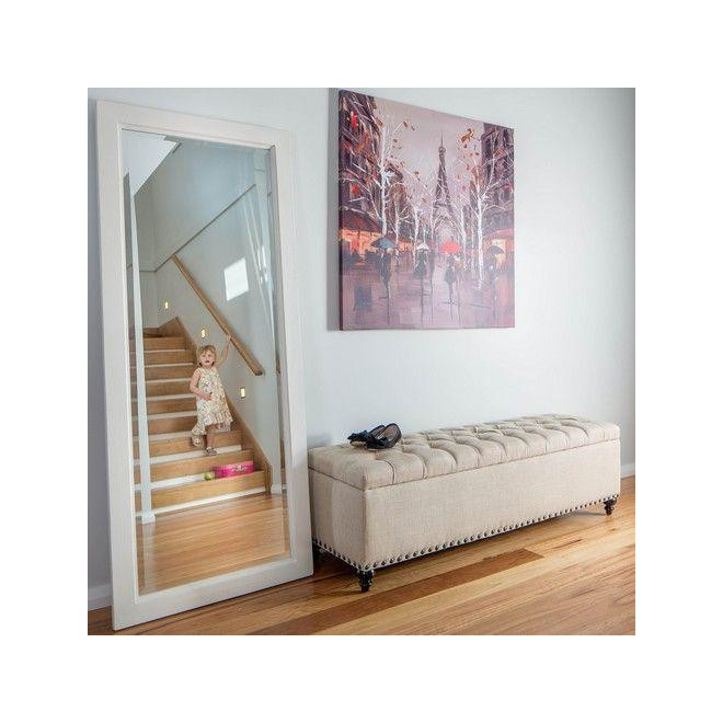 Spiegel Holz Weiß 70x170cm