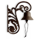 Glocke Gusseisen Braun 20.5x10x26cm