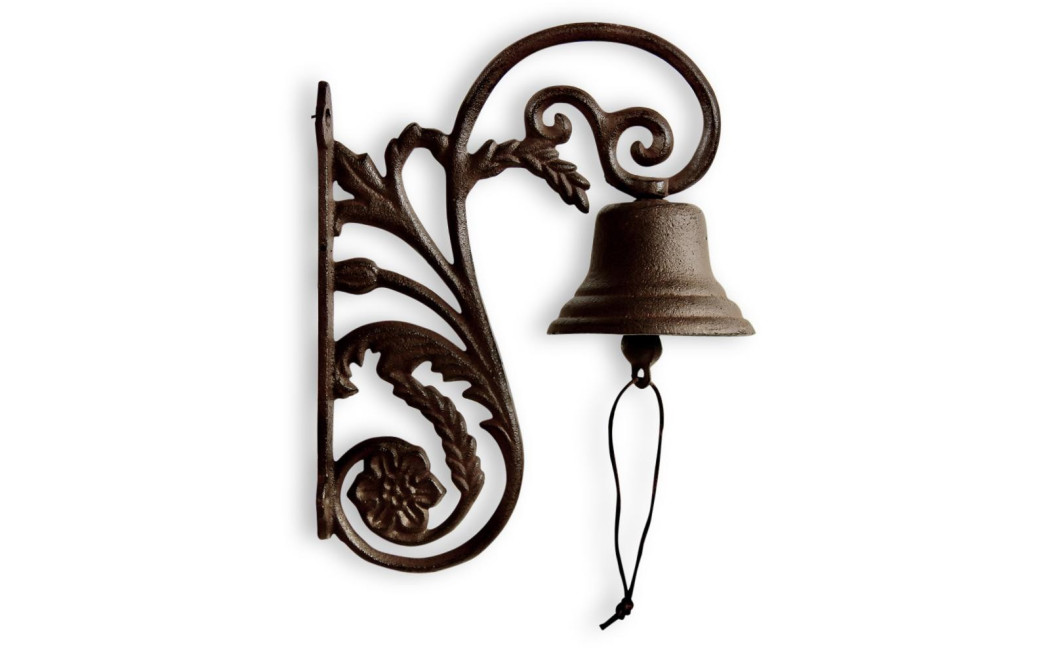Cloche Fonte Marron 20.5x10x26cm