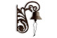 Brown Cast-Iron Bell 20.5x10x26cm