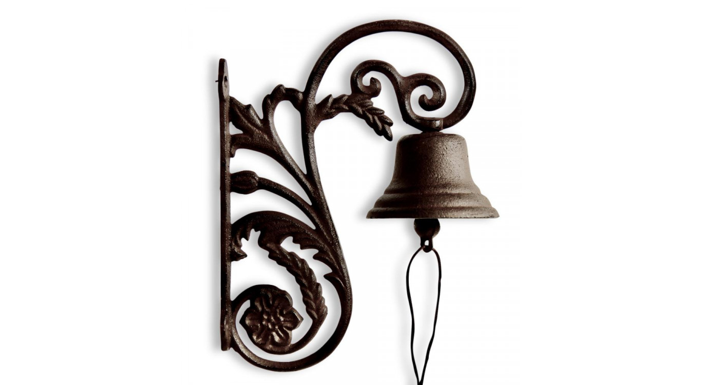 Cloche Fonte Marron 20.5x10x26cm