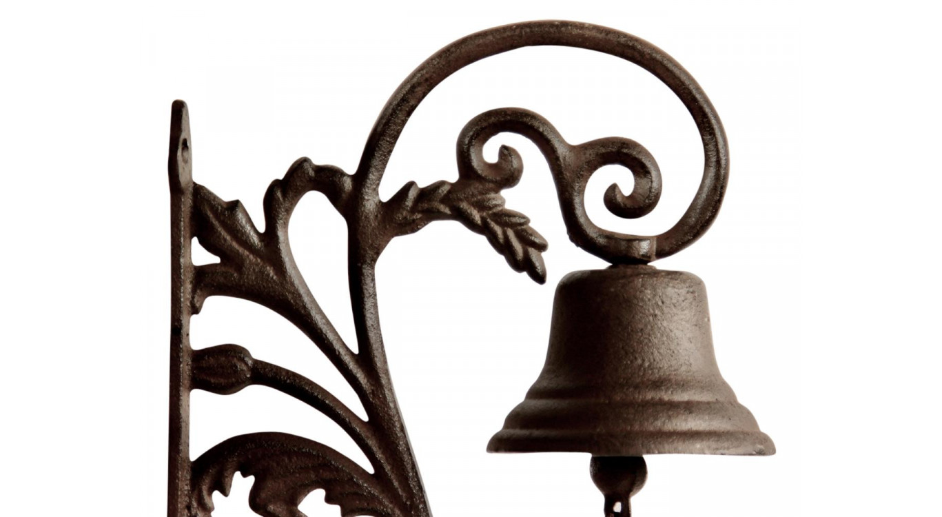 Cloche Fonte Marron 20.5x10x26cm
