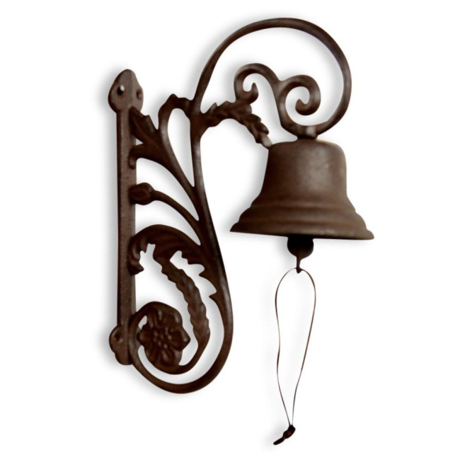 Cloche Fonte Marron 20.5x10x26cm