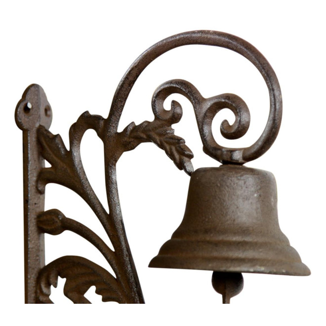 Cloche Fonte Marron 20.5x10x26cm