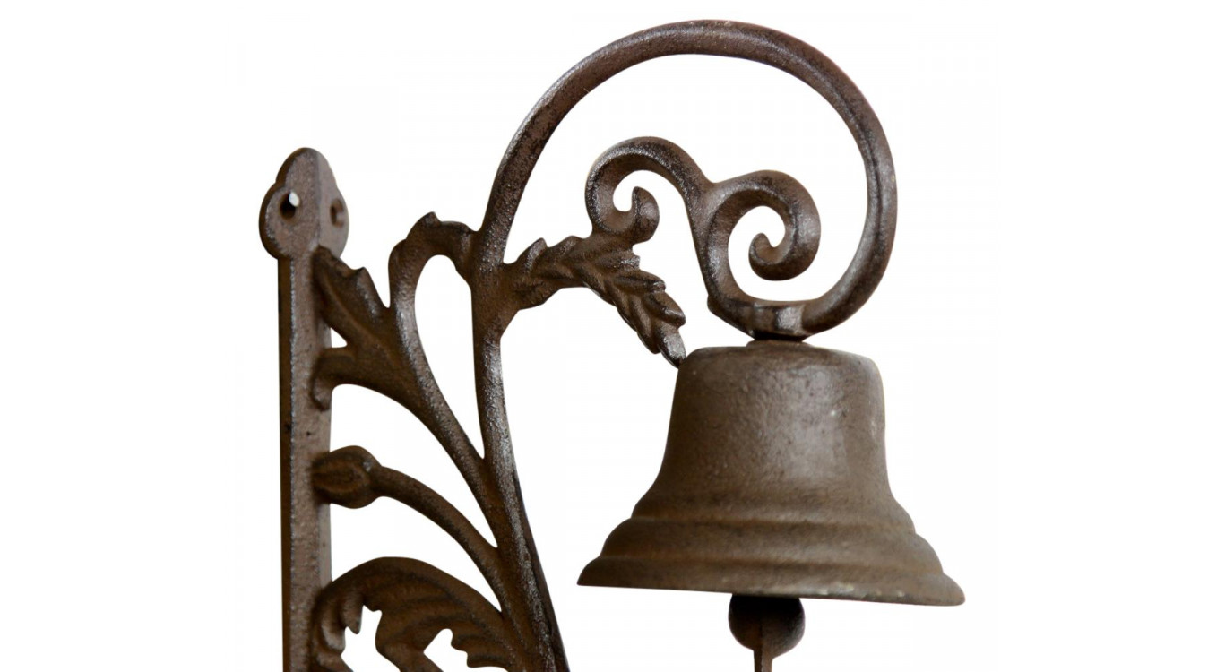 Cloche Fonte Marron 20.5x10x26cm