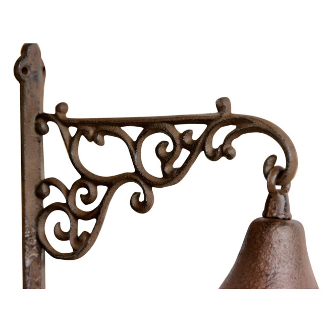 Cloche Fonte Marron 24x9x21cm