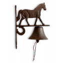 Cloche cheval fonte