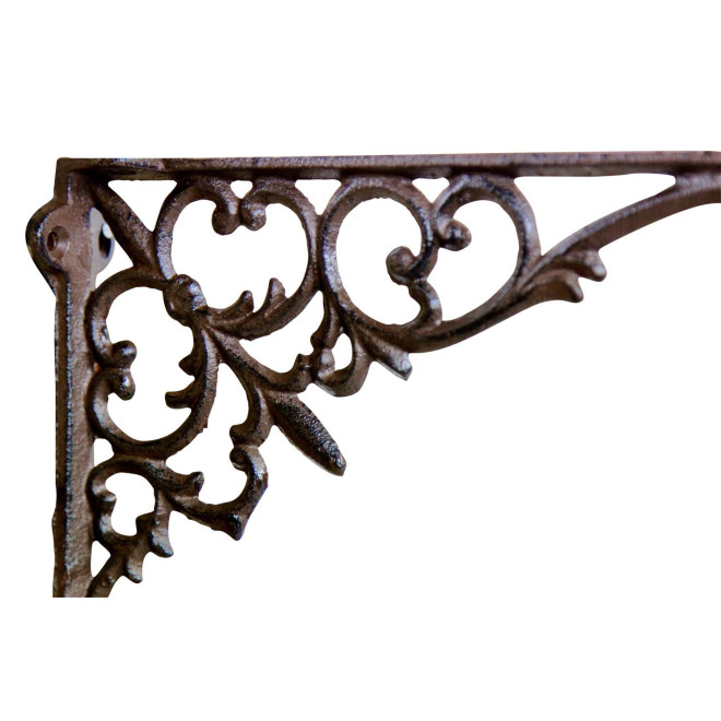 Crédence Fonte Marron 24x4x15cm