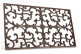 Fußmatte Rechteckig Gusseisen Braun 65x2x37cm