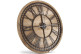 Gran Reloj de Madera Antiguo de Metal Marrón 76x3x76cm