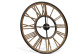 Grande orologio in ferro battuto marrone antico 60x3x60cm