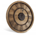 Orologio in metallo marrone antico 60x3x60cm