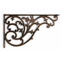 Brown cast iron credenza 32x3.5x19cm