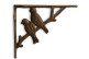 Kredenz Vögel Gusseisen Braun 17.5x3.5x15cm