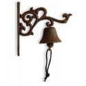Brown Cast-Iron Bell 18x7.5x17.5cm