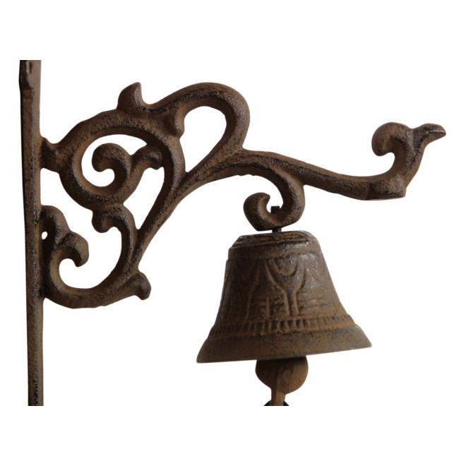 Glocke Gusseisen Braun 18x7.5x17.5cm