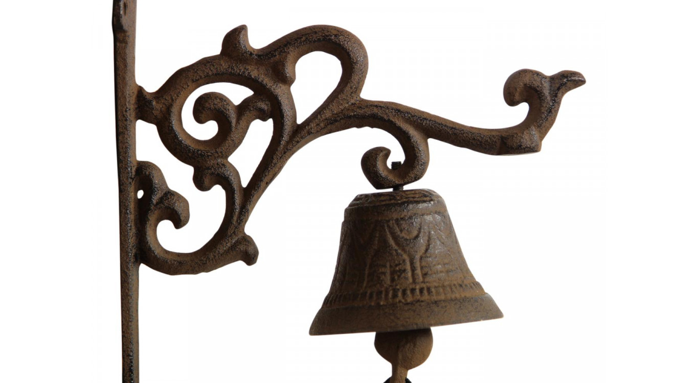 Glocke Gusseisen Braun 18x7.5x17.5cm
