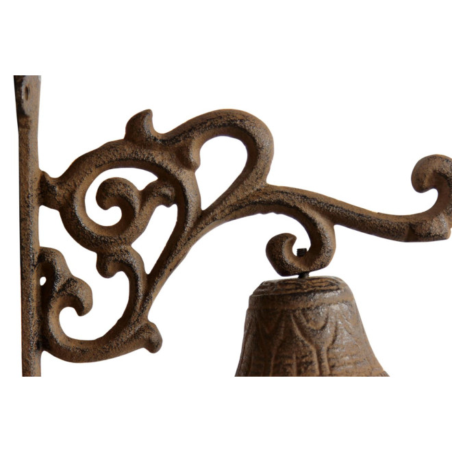 Cloche Fonte Marron 18x7.5x17.5cm