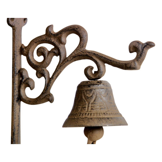 Glocke Gusseisen Braun 18x7.5x17.5cm