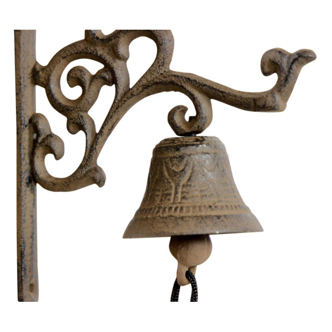 Glocke Gusseisen Braun 18x7.5x17.5cm