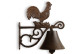 Cloche coq fonte