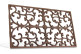 Tapis Paillasson Rectangulaire Fonte Marron 65x2x37cm