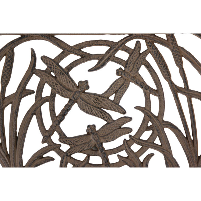 Tapis Paillasson Rectangulaire Fonte Marron 59x2x37cm