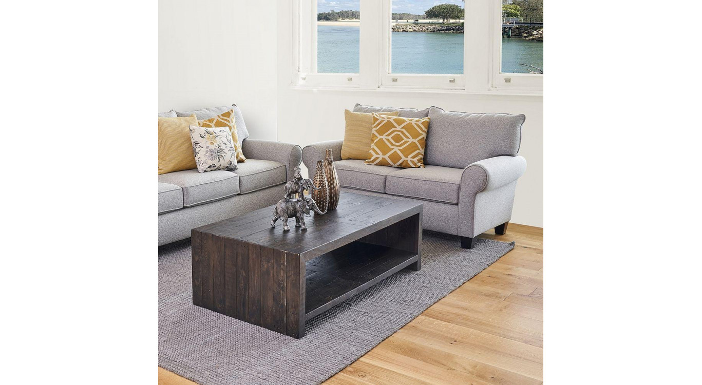 Table Basse Bois Marron 140x75x45cm
