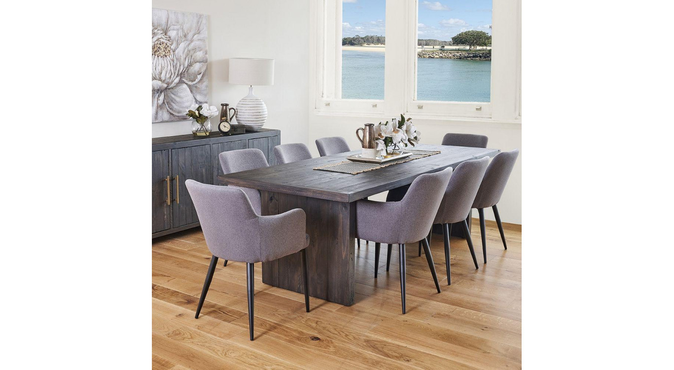 Table à Manger Bois Marron 250x100x76cm