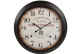 Antique Wall Clock L'Ecole de Cuisine de St Hubert White Metal 58cm