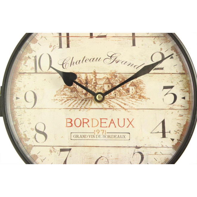 Horloge De Gare Ancienne Double Face Château Grand Bordeaux 24cm
